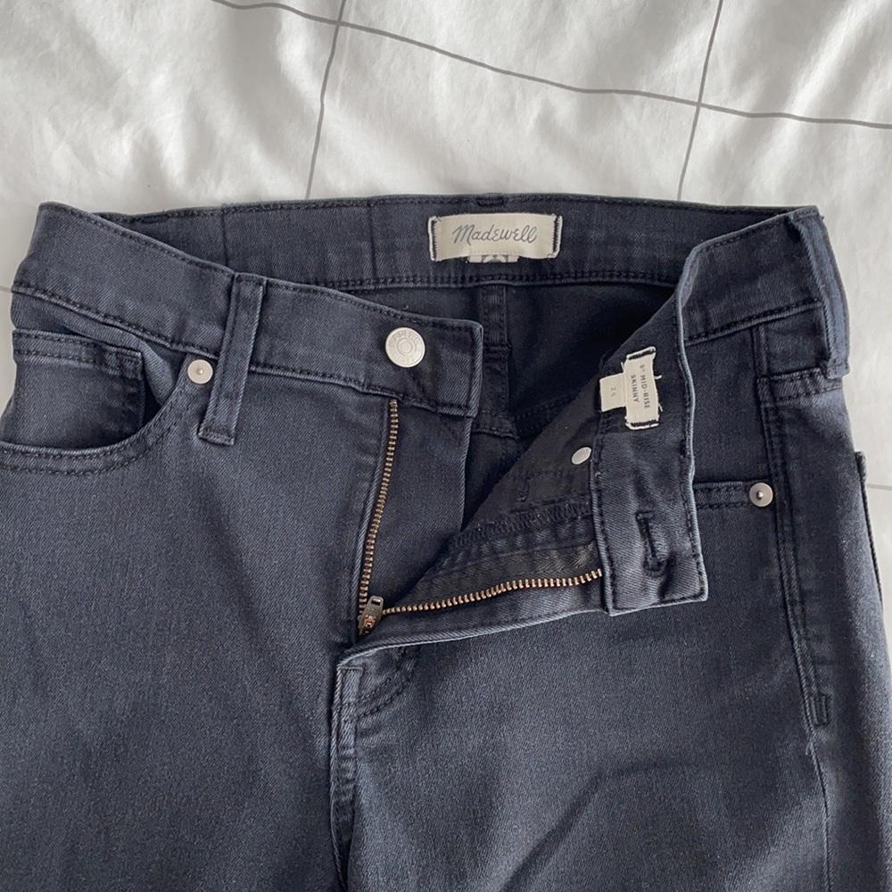Black Skinny Jeans, Madewell, great condition, size 26